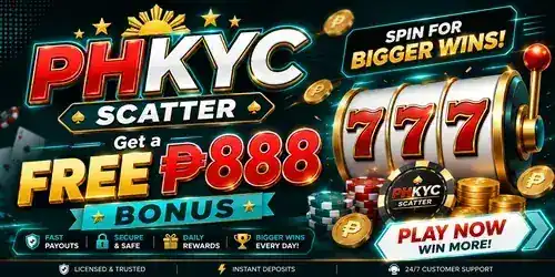 PHKYC Scatter — Get a FREE ₱888 Bonus. Spin for bigger wins. Play now.